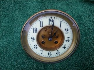 Antique A.  D Mougin,  French Clock Movement,  Dial Etc Visible Escapement