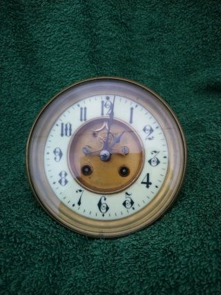 Antique A.  D Mougin,  French Clock Movement,  Dial Etc Visible Escapement 2