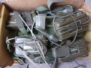 Viet Nam Military Issue Trc3a Wireless Seismic Intrusion Detector Set W/box Rare