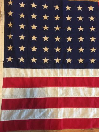 WW2 Era Vintage US 48 STAR AMERICAN FLAG 3 ' x5 ' by PREMIER FAST COLORS 4