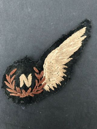 War War Two RAF Navigators Wing Padded.  Patch 3