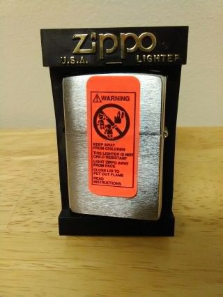 Zippo USMC lighter RARE - Once a Marine Always a Marine,  Polished Chrome 2