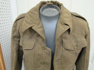 WW2 US ETO Field Jacket British Made 2nd Pattern Wool ROUGH 2