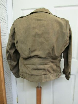 WW2 US ETO Field Jacket British Made 2nd Pattern Wool ROUGH 3