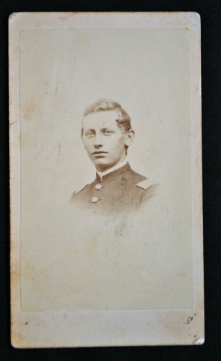 Cdv,  Capt.  Of Mass.  37th Infantry Co.  " B " - Wounded Spotsylvania,  Died Of Wounds