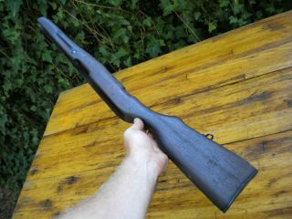 Antique Vietnam War Chinese SKS Wood Rifle Stock 4052 Capture Signed 12