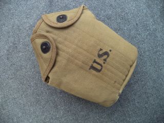 Ww1 Us Army Usmc Aef M1910 Canteen Cover Ria 1917 One
