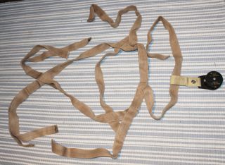 Wwii Raf Parachute Type Harness With Post War Quick Release Buckle