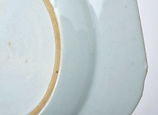 18C Qianlong Chinese Export Famille Rose Porcelain Dish Plate Mandarin Figure 11
