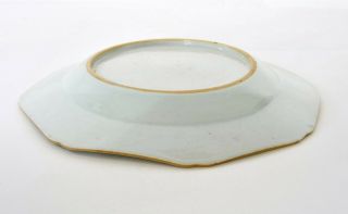 18C Qianlong Chinese Export Famille Rose Porcelain Dish Plate Mandarin Figure 5