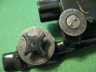 U.  S.  WW1 Warner Swasey Telescopic Scope / M.  1913 Musket Sight & Leather Case N R 5