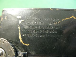 U.  S.  WW1 Warner Swasey Telescopic Scope / M.  1913 Musket Sight & Leather Case N R 6