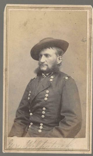 Civil War Era Cdv Union General William Judson B Kilpatrick " Kill Cavalry "