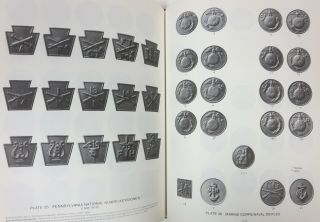 Book E.  M.  COLLAR INSIGNIA 1907 - 1926 by SCIPIO WW1 US ARMY Collar Disk Reference 8