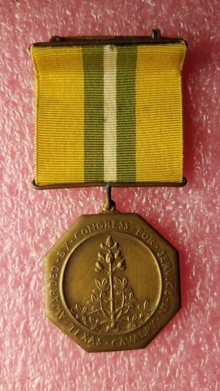 Old Texas Cavalry Congressional World War I Medal
