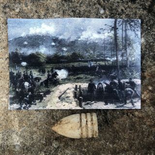 Dropped Civil War Minie Ball Dug In Kennesaw Georgia