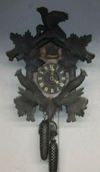 Antique C.  1905 American Cuckoo Co. ,  Philadelphia Clock 2 Weight