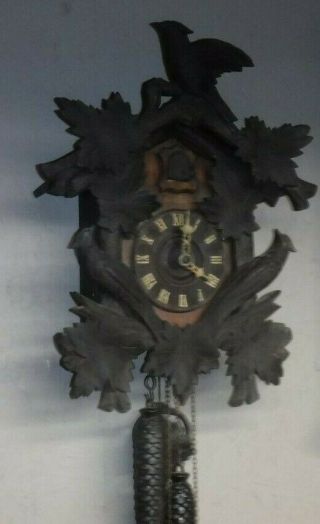 Antique c.  1905 American Cuckoo Co. ,  Philadelphia Clock 2 Weight 6