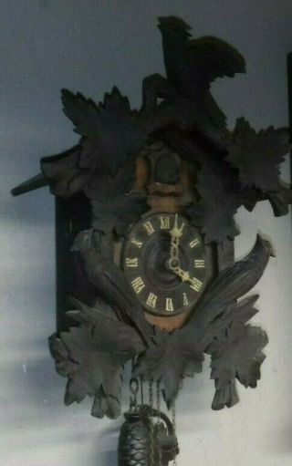 Antique c.  1905 American Cuckoo Co. ,  Philadelphia Clock 2 Weight 7