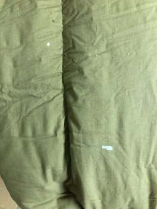 LARGE VINTAGE US MILITARY M - 1949 DOWN FILLED MUMMY STYLE MOUNTAIN SLEEPING BAG 8