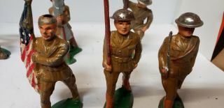 VINTAGE BARCLAY,  MANOIL,  LEAD FIGURES SOLDIERS 4