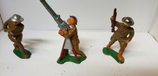 VINTAGE BARCLAY,  MANOIL,  LEAD FIGURES SOLDIERS 5