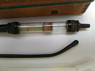 scarce vintage Braun intrauterine abortifacient fetal baptismal syringe 4