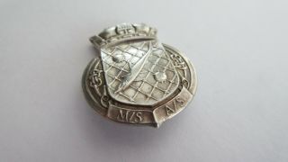 WWII SILVER RNPS ROYAL NAVY PATROL ANTI SUBMARINE MINE SWEEPING SLEEVE BADGE PIN 6