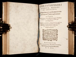 1593 ORTA,  MONARDES & ACOSTA MEDICINAL PLANTS of INDIA & AMERICA Medical Botany 8