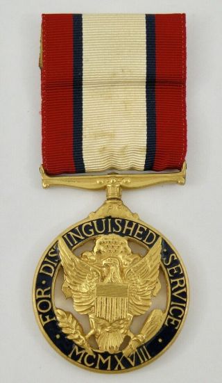 Vietnam War U.  S.  Army Distinguished Service Medal Hlp - Gi Crimp / Stamp