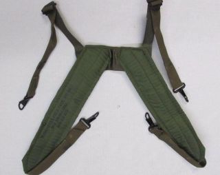 Vietnam Era Us M1967 Suspenders Field Pack Nylon H Type 1968 Dated Old Stock