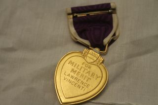 Ww2 Replacemt Us Army Named Purple Heart Award Named