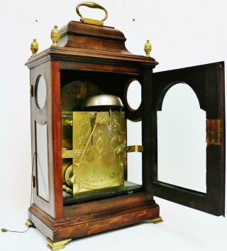 Antique English Twin Fusee Verge 8 Day Bracket Clock John Belling C1790 10