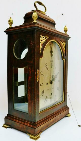 Antique English Twin Fusee Verge 8 Day Bracket Clock John Belling C1790 4