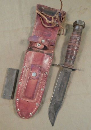 Early Vietnam War,  U.  S.  Air Force 6” Inch Pilot Survival Knife,  Camillus,