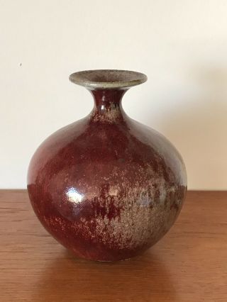 David Cressey Earthgender Signed Glazed Ceramic Vase California Modern Pottery
