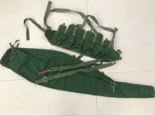 China Army Type 79/85 Svd Sniper Canvas Drop Case,  Ammo Pouch,  Canvas Sling