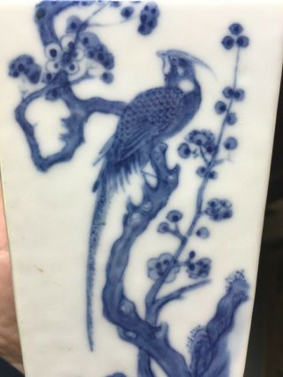 19th C Antique Chinese Porcelain Vase Kangxi Marks