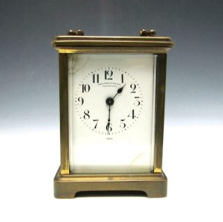 Antique Bailey Banks & Biddle French Charles Hour Carriage Clock for Repair 4