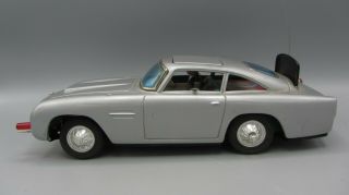 Vintage 1965 Gilbert James Bond 007 Aston Martin DB5 Tin Car Toy / Japan Read 4