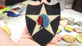 Pre Wwii Us Army 2nd Infantry Division Felt Patch
