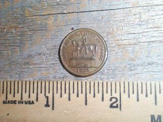 Civil War Soldiers Token First In War First In Peace 1863 Union Forever