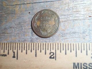 Civil War Soldiers Token First in War First In Peace 1863 Union Forever 2
