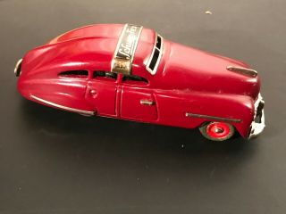 c.  1950 US Zone Germany Schuco Fex 1111 SOS Tin Windup Clockwork Car Toy 3