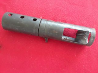 STEN WW2 Mk2 barrel nut with front sight and ejector. 3