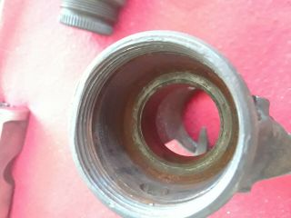 STEN WW2 Mk2 barrel nut with front sight and ejector. 9