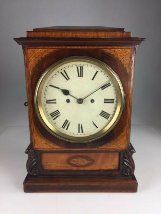 Antique Double Fusee Bracket Clock For Restoration