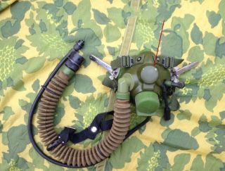 Military Surplus China Air Force Fighter Pilot YM - 6/ - 9 Oxygen Mask 3