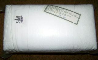 Towels,  10 - Pack,  White,  20 X 40 Inches,  Medical,  1962 Dated,  U.  S.  Issue