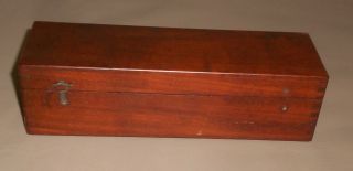 1865 Antique Wood Box For A Monocular Field Microscope